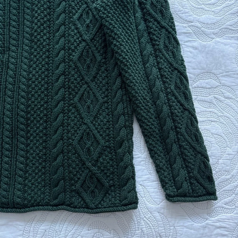 J. Crew - Cotton Cable-knit Rollneck™ Sweater - Green